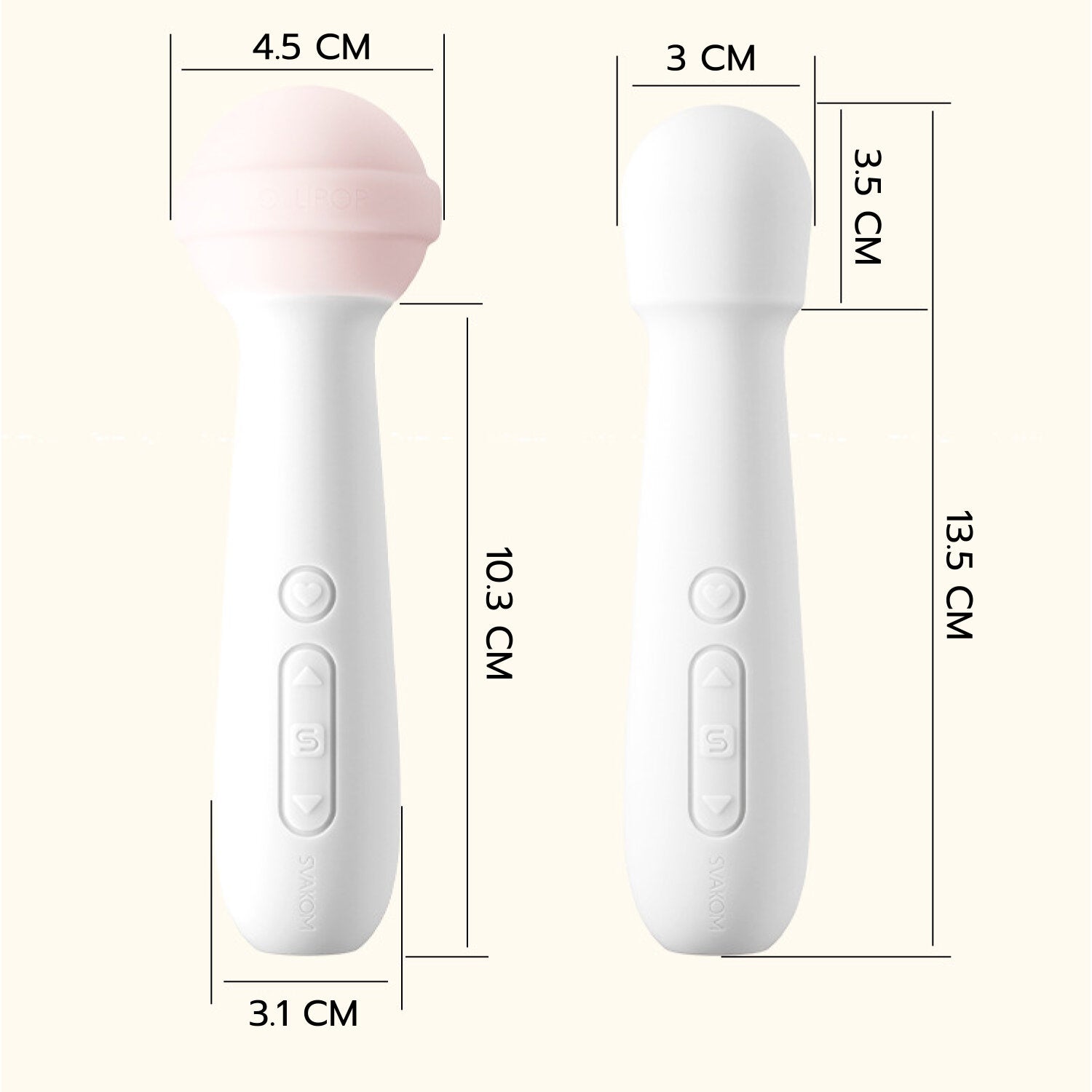 SVAKOM Aurora wand 3 đầu che đa năng mạnh mẽ thăng hoa
