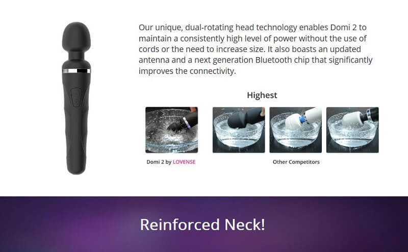 Lovense Domi 2 Wand Bluetooth Pin Trâu Nhỏ Mạnh Lovense Domi 2 Wand Bluetooth Pin Trâu Nhỏ Mạnh