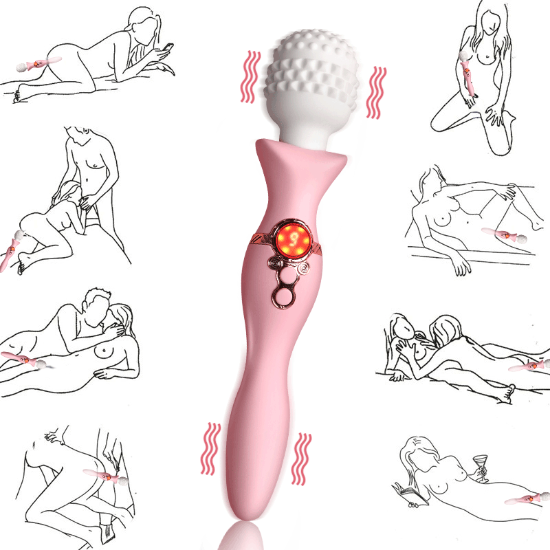Yeain Magic Wand 2 Đầu Rung Massage Mạnh Toàn Thân