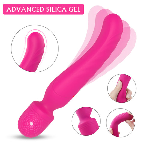 AV Magic Wand vibrator không dây clit USB mạnh bùng nổ