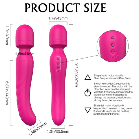 AV Magic Wand vibrator không dây clit USB mạnh bùng nổ