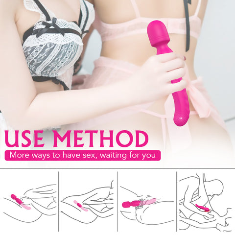 AV Magic Wand vibrator không dây clit USB mạnh bùng nổ
