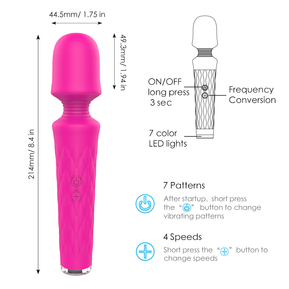 Luna S-HANDE Wand Rung Đa Năng Phụ Nữ Thư Giãn