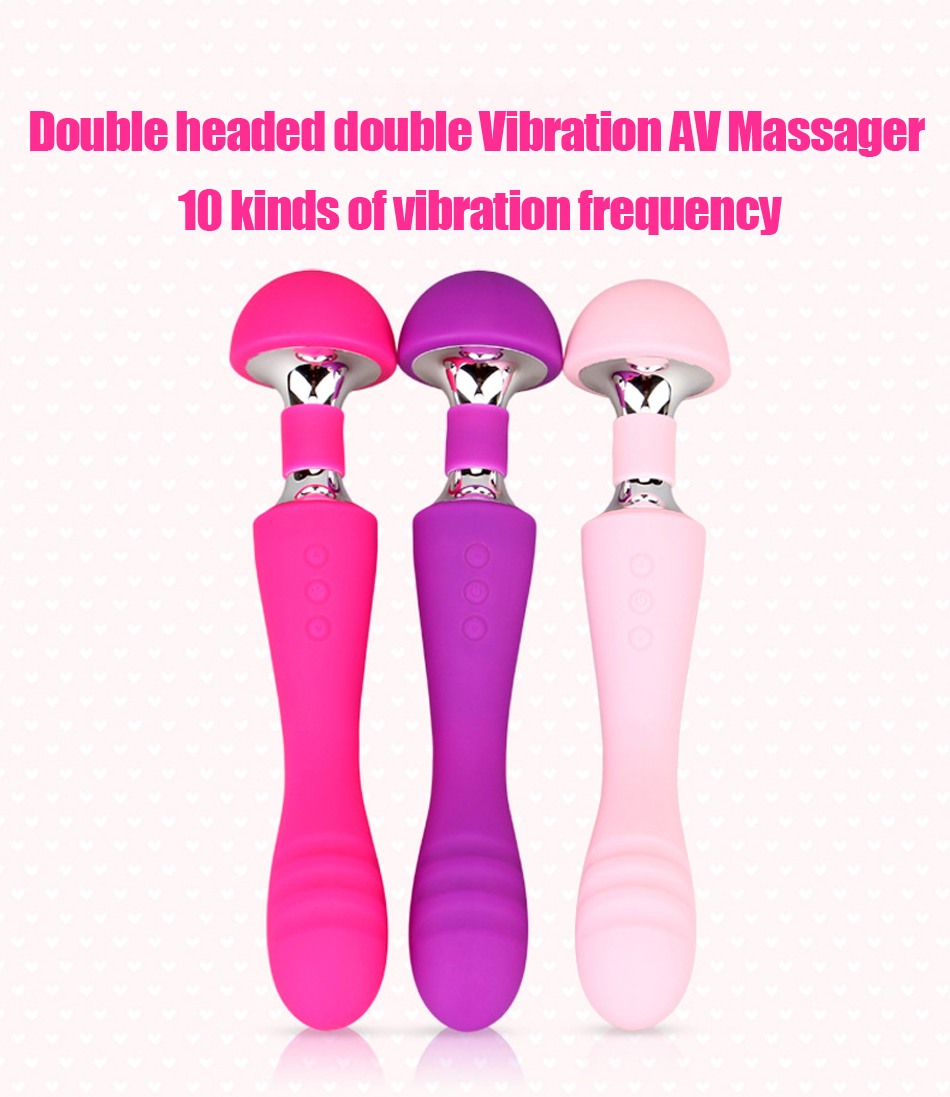 Wowyes LUX-005 Đầu Đôi Rung AV Cao Tần Mạnh