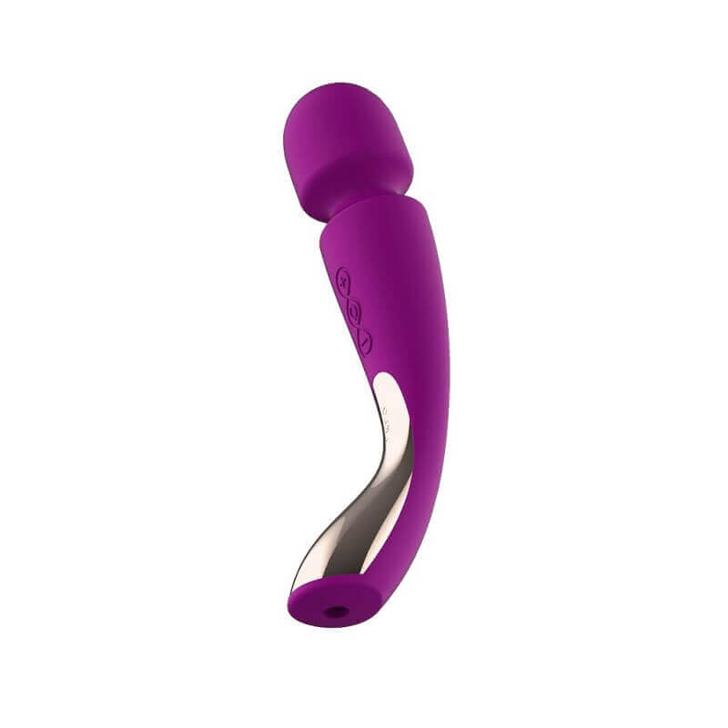 Lelo Smart Wand 2 Medium Hồng Đỏ Rung Tập Trung 30%
