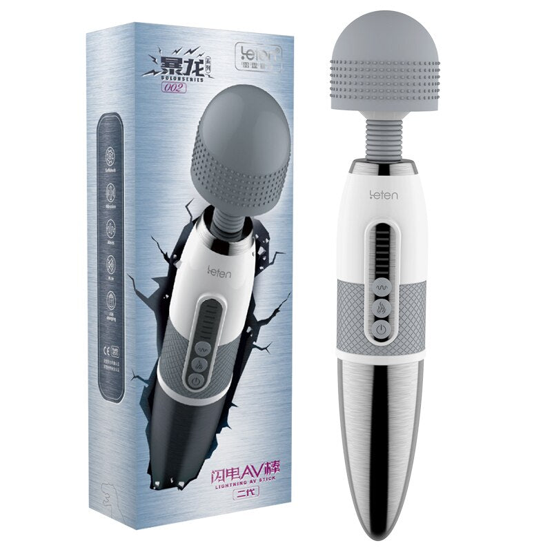 Leten Lightning Huge gậy rung massage AV kích thích cực đỉnh