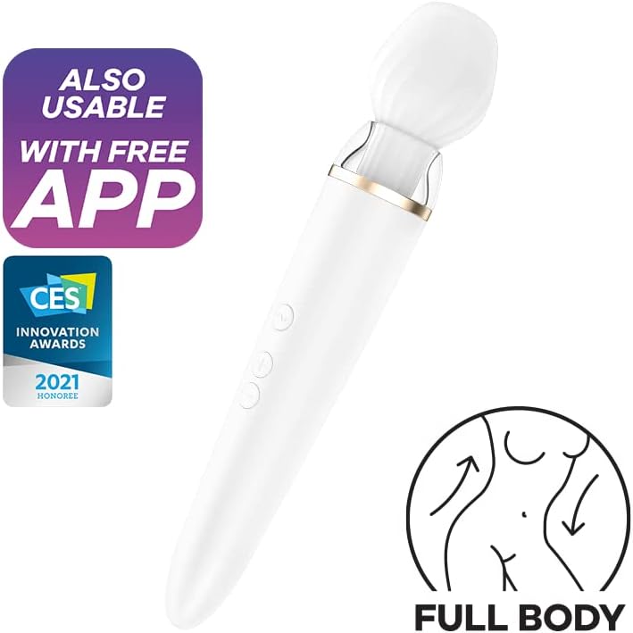 Satisfyer Double Wand-er Rung Âm Đạo App Đỉnh Cao