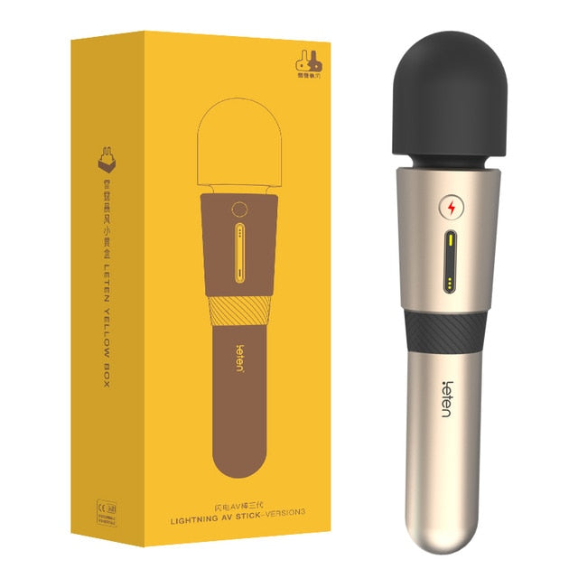 Leten Lightning 3 wand AV rung mạnh nữ discreet sạc