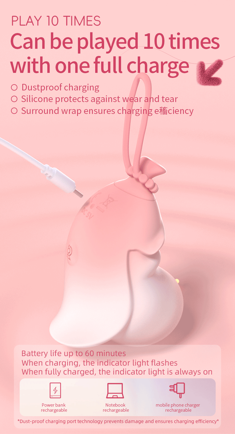 Máy Rung Âm Hạch Mini Mỏng Thỏa Mãn Nhanh Bí Mật