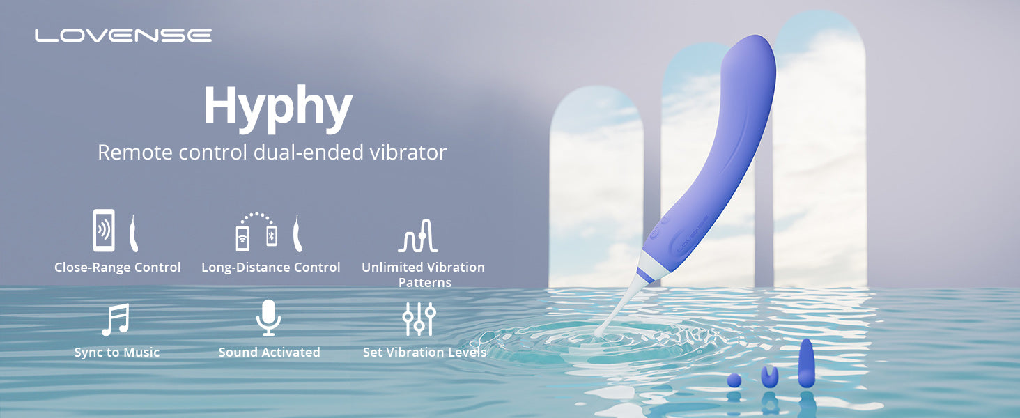 Lovense Hyphy Dual-End Cao Tần G-Spot Clit Remote Mạnh