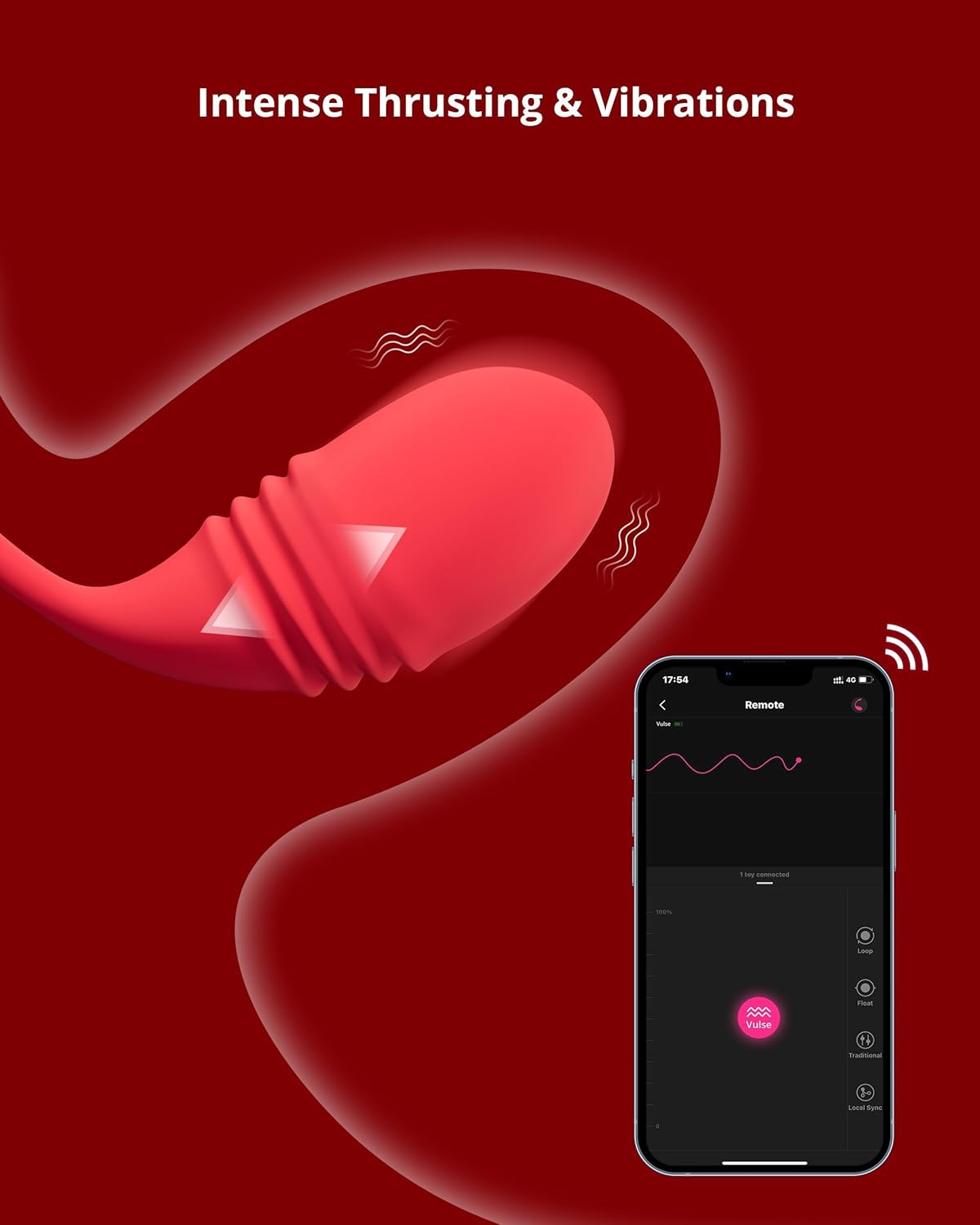 Lovense Vulse Thrust Rung App Điều Khiển