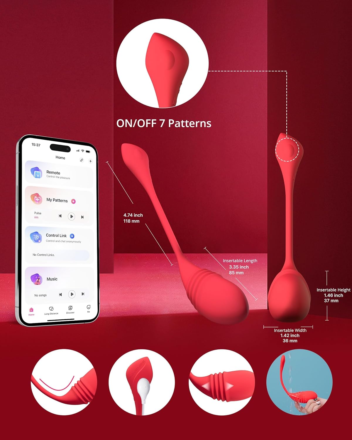 Lovense Vulse Thrust Rung App Điều Khiển