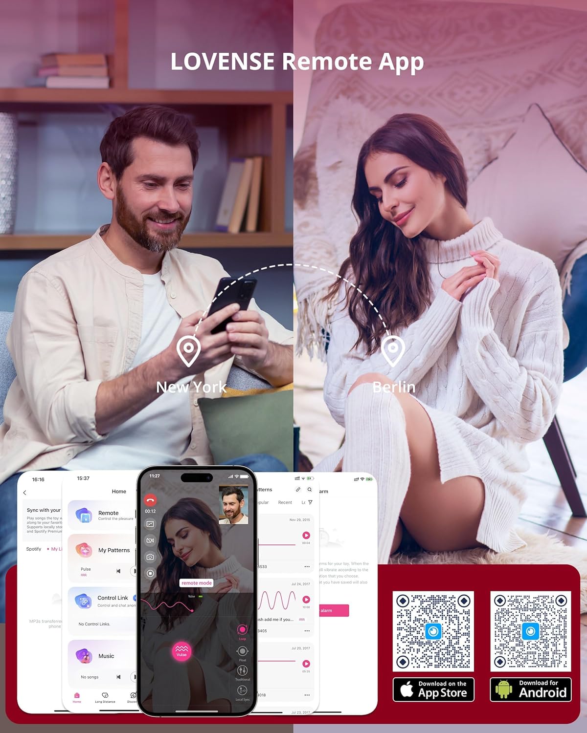 Lovense Vulse Thrust Rung App Điều Khiển