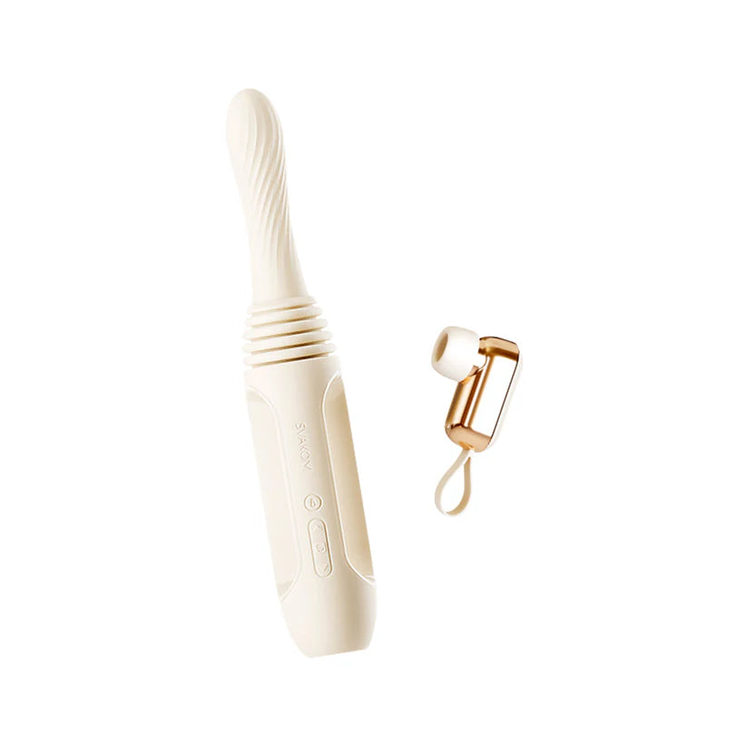 SVAKOM dildo tự động hút app sưởi ấm