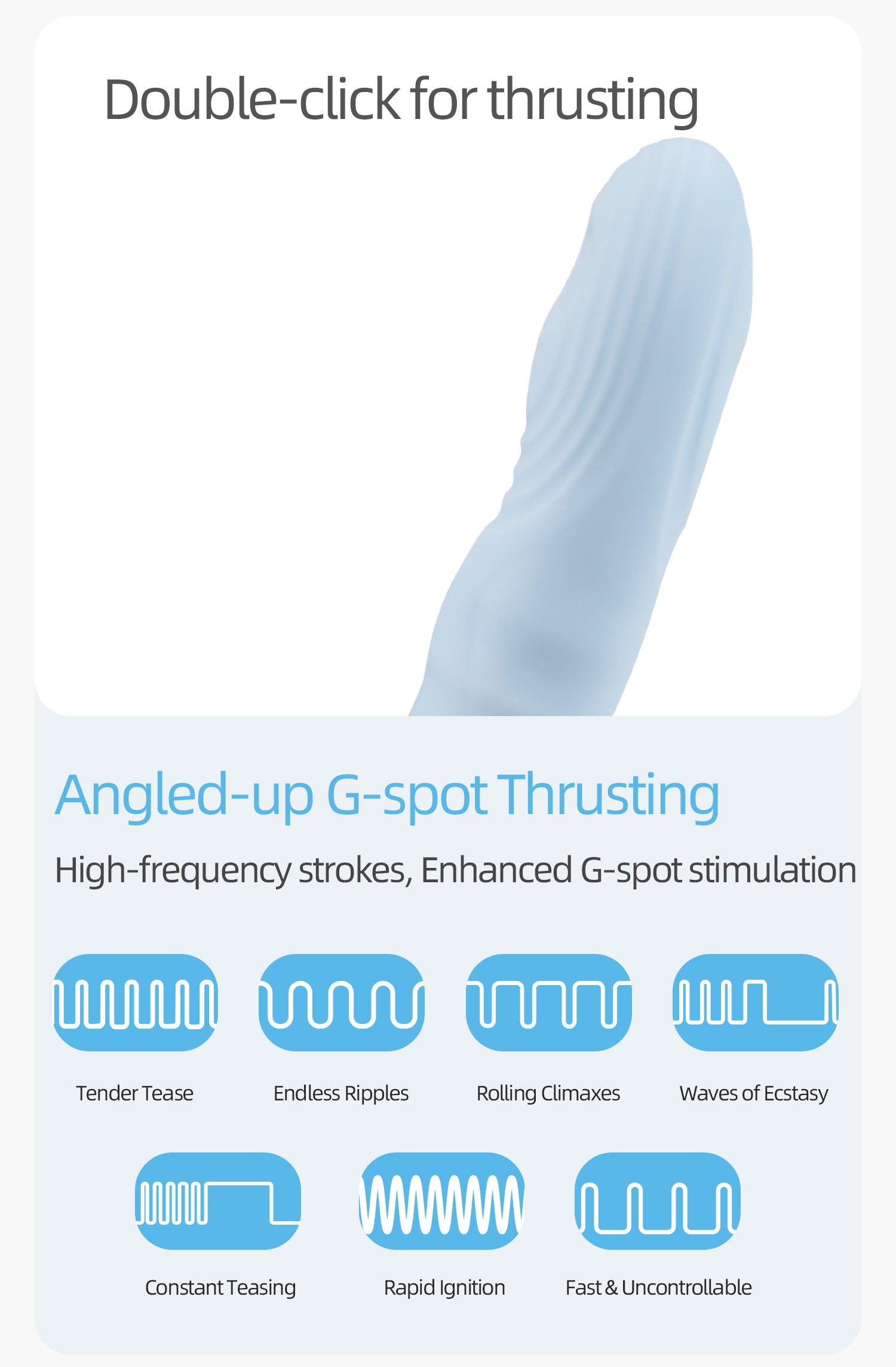 TING NAN Thrusting G-Spot Rung Đâm Gõ Siêu Đỉnh