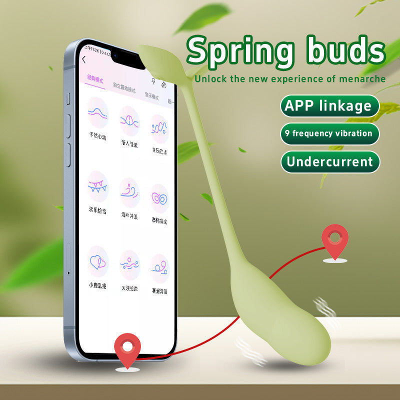 Yeain Spring Bud Trứng Rung Nữ Nhảy Múa Thỏa Mãn