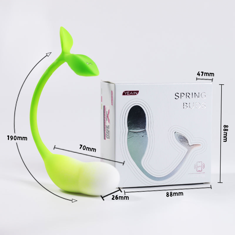 Yeain Spring Bud Trứng Rung Nữ Nhảy Múa Thỏa Mãn