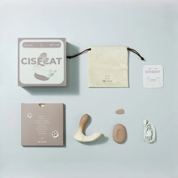 MESANEL Cisecat Rung Đeo Klit G-Spot Khoái Lạc Đỉnh
