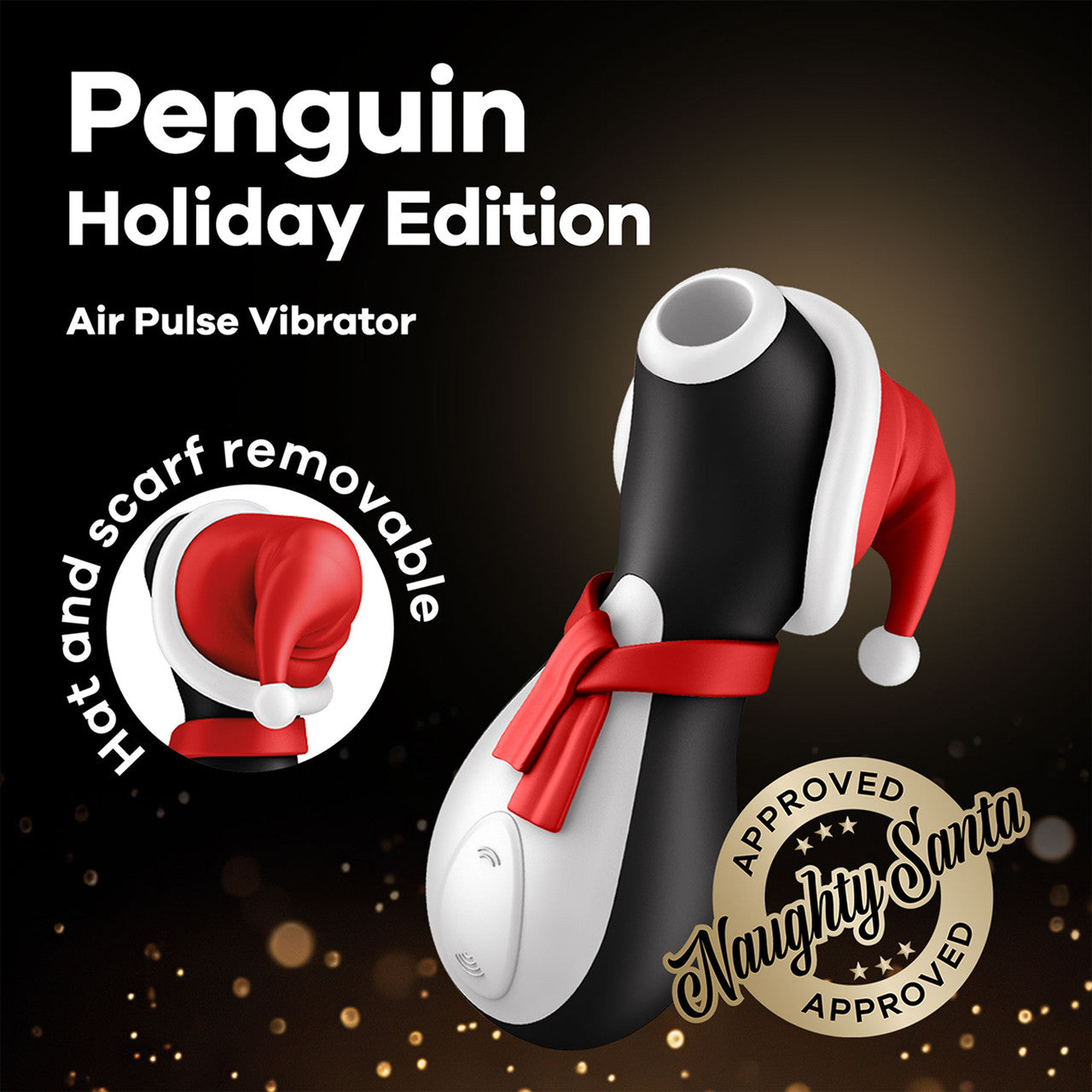 Satisfyer Penguin Holiday Hút Sóng Pin Chống Nước