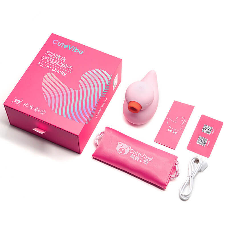 Máy Rung Hút Mạnh Kisstoy Ducky Đa Tần Số