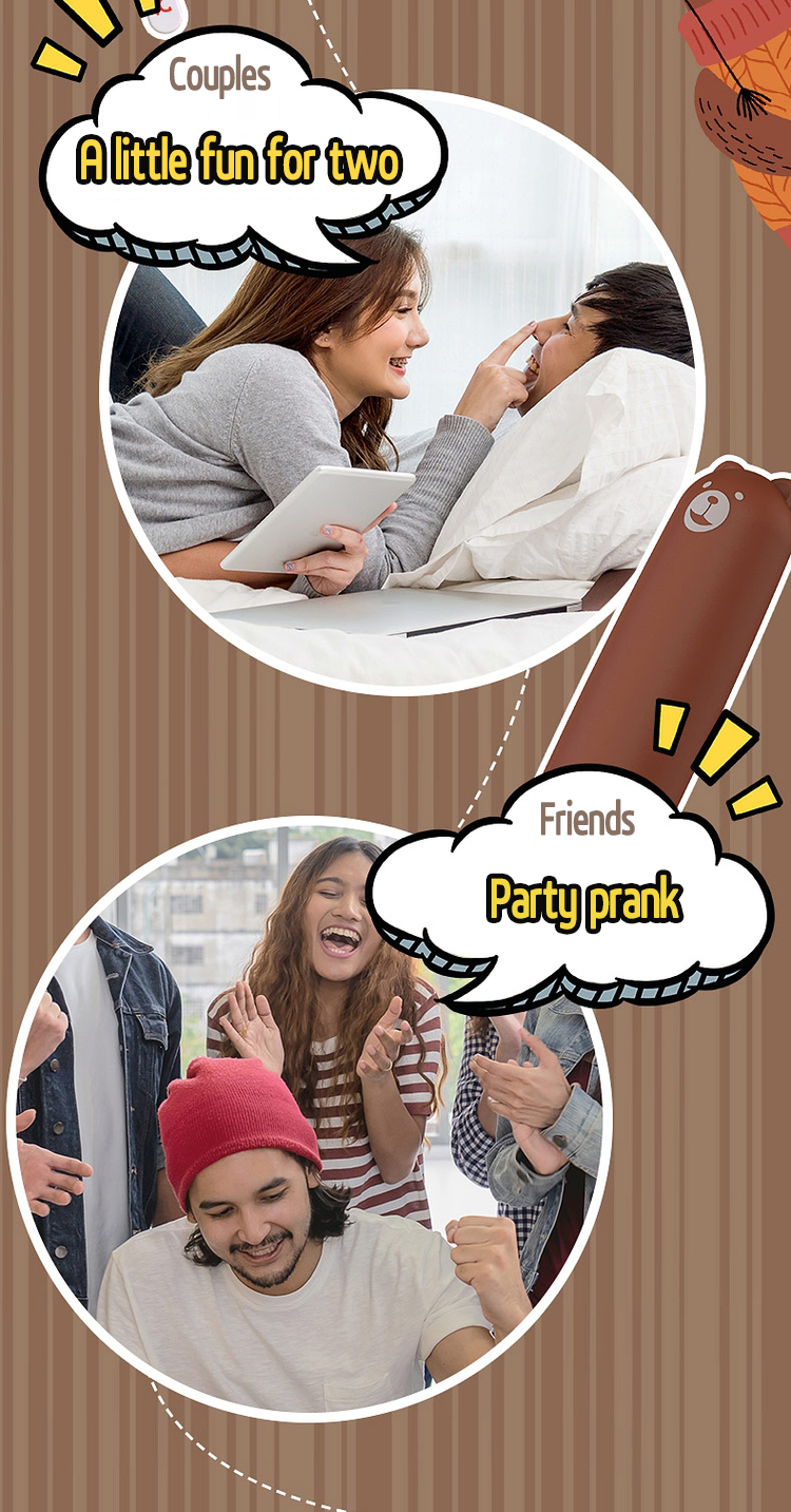 Kisstoy Teddy Bear Gấu Rung Bí Mật Thực Tế