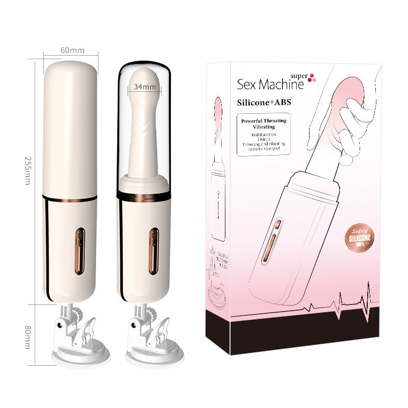 Máy sex gun dildo rung đẩy silicone mạnh 