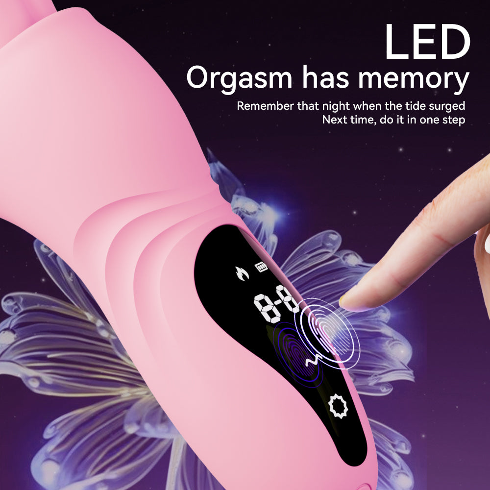 Yeain Lưỡi Ngọt Cong G-Spot Rung 9 Chế Độ Nữ Thần Rên Rỉ