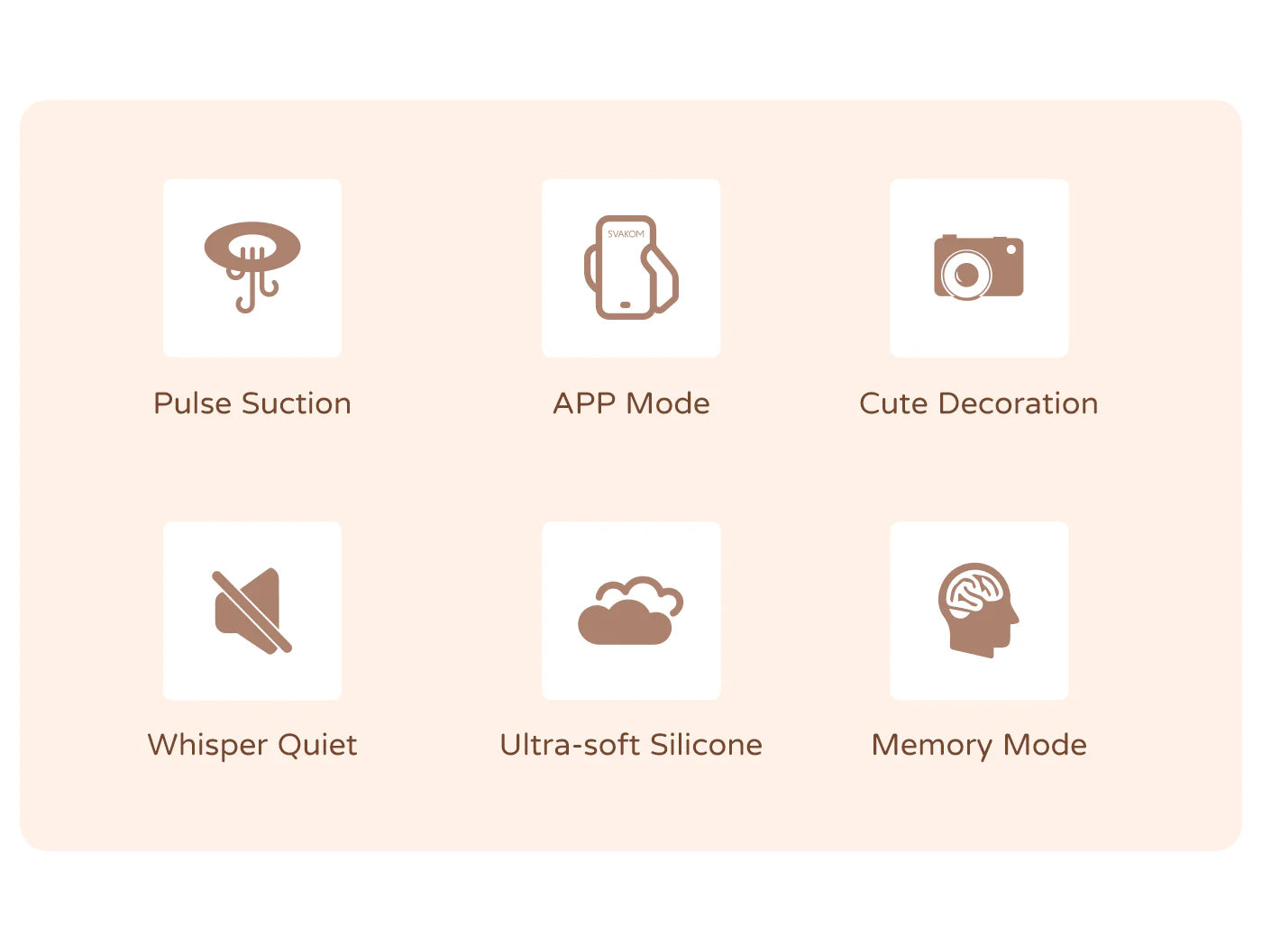 SVAKOM Breast Clamp Suck APP 3in1 Camera Điên Cuồng
