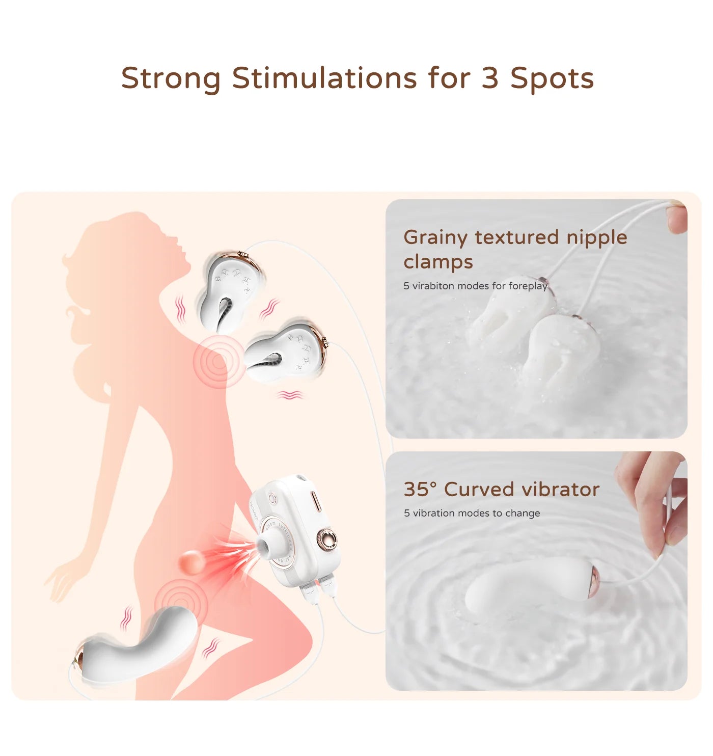 SVAKOM Breast Clamp Suck APP 3in1 Camera Điên Cuồng