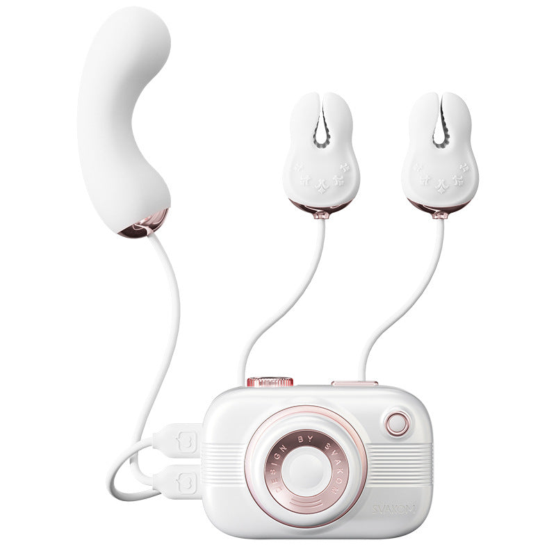 SVAKOM Camera Suck Breast Clamp APP 3in1 Điên Rồ