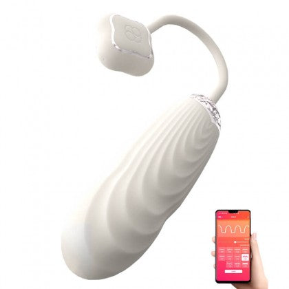 SVAKOM ARAVINDA app thrust G-spot egg trắng IPX7 tắm sướng