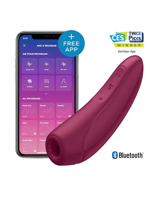 Satisfyer Curvy 1 Air Pulse Clit Siêu Hút App