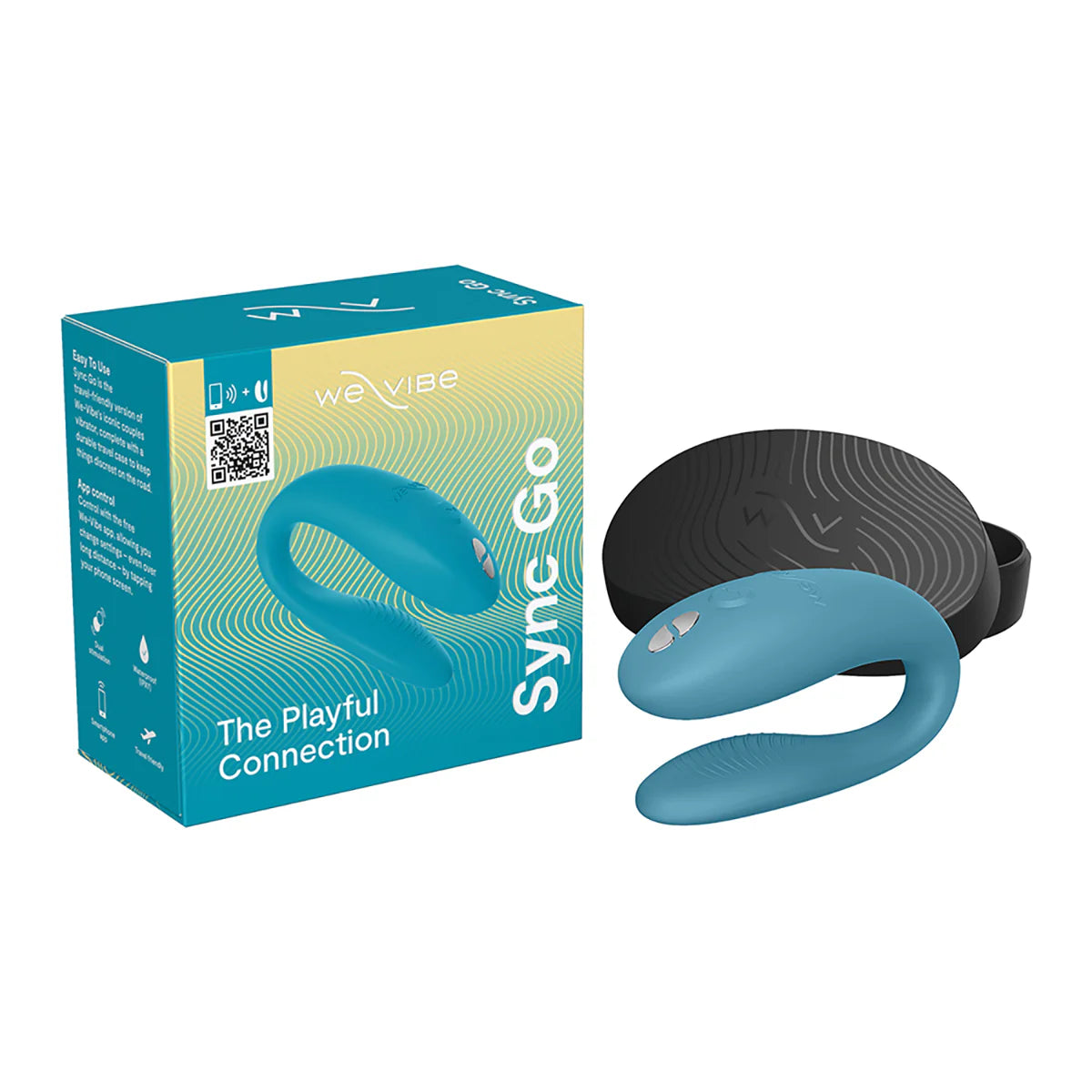 We-Vibe Sync Go vibrator đôi di động hộp đựng