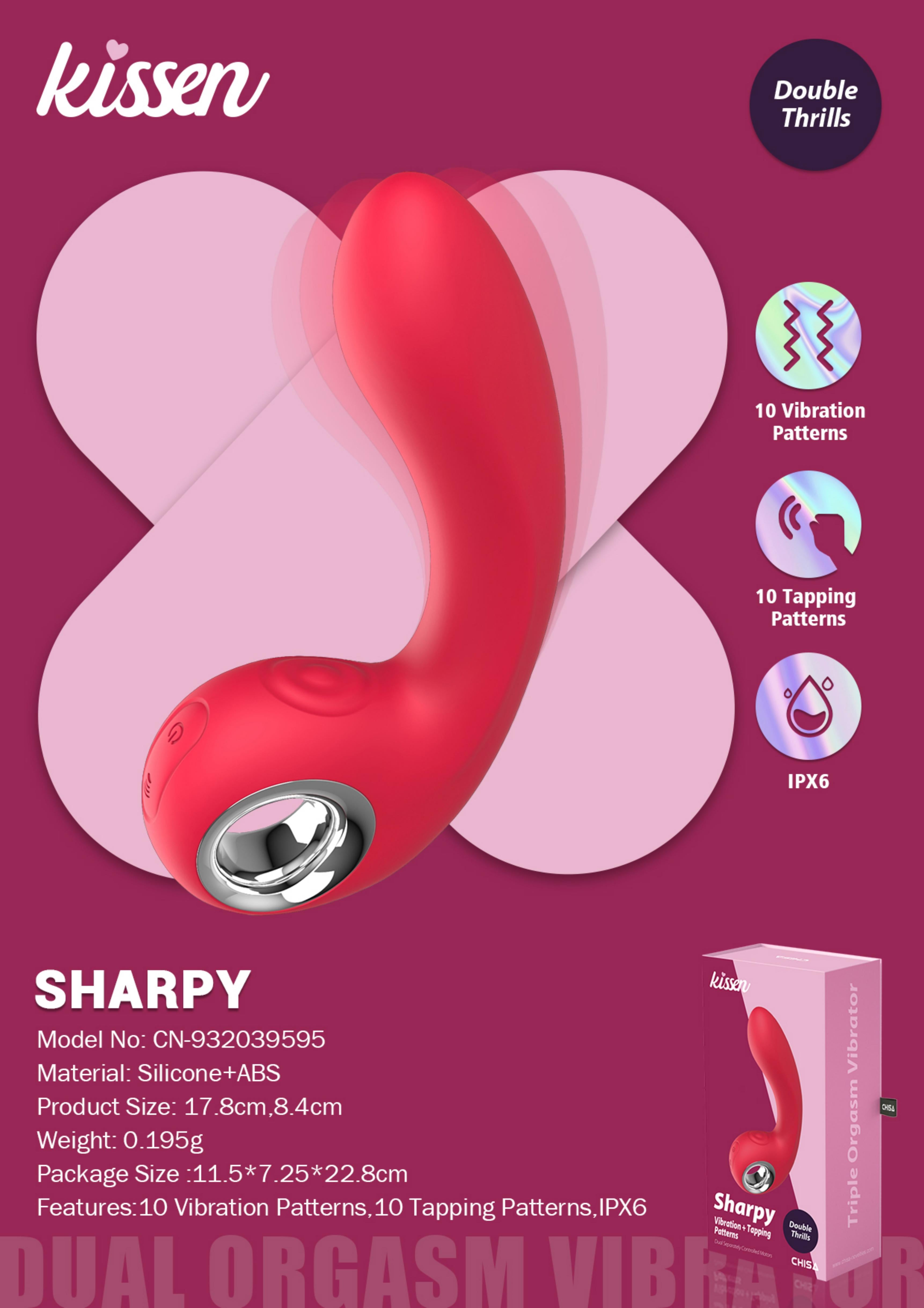 Kissen Sharpy G-Spot Rung 2024 Xuất Tinh Nhiều