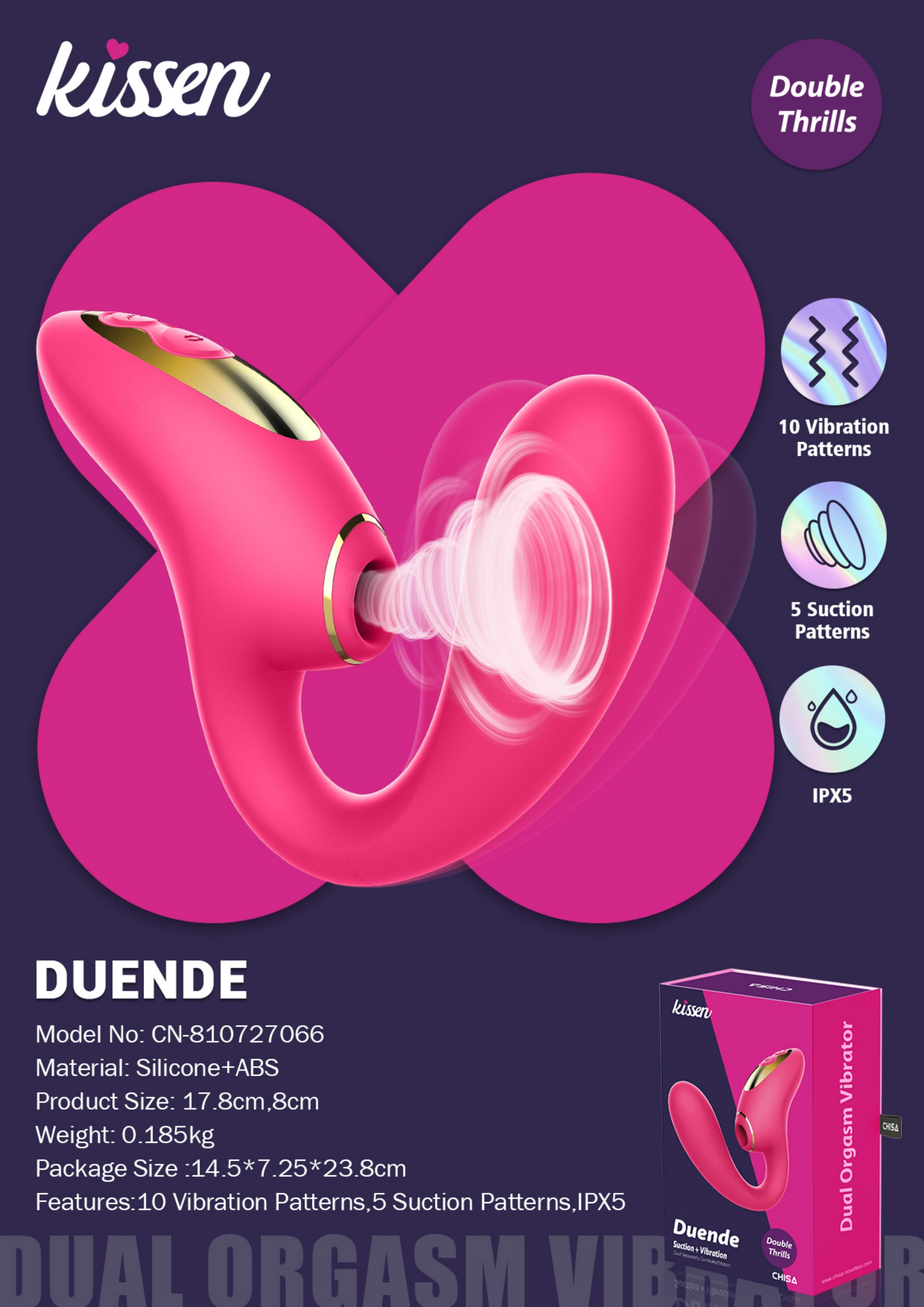 Chisa Kissen Duende Rung Clit Đa Cao Trào 2024