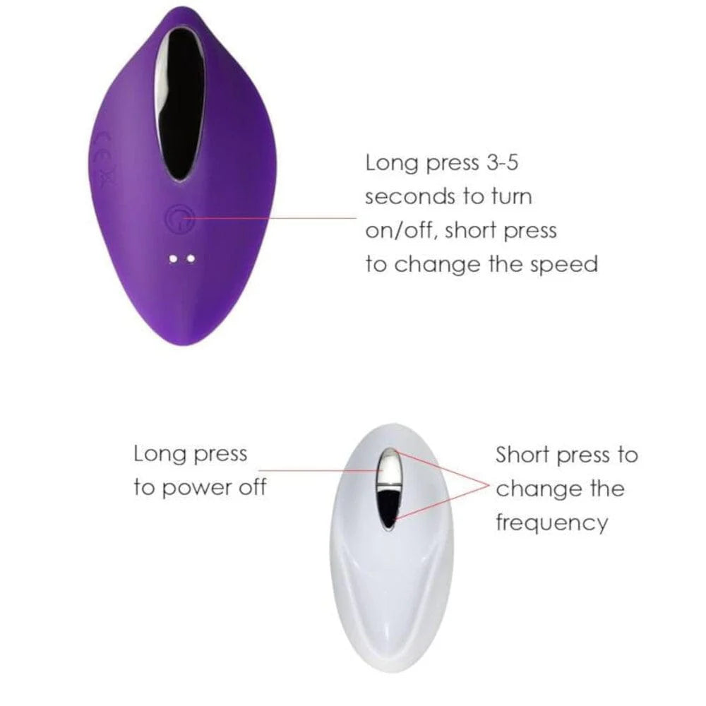 Bướm Rung Remote Âm Hạch Kích Thích Điên Cuồng