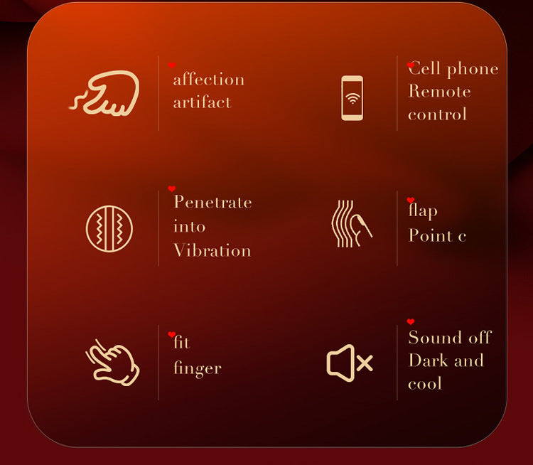 ROSE Finger Vibe Slap G Spot App Siêu Rung Điều Khiển