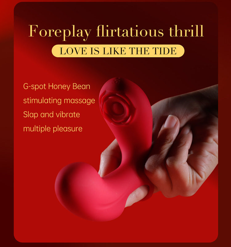 ROSE Finger Vibe Slap G Spot App Siêu Rung Điều Khiển