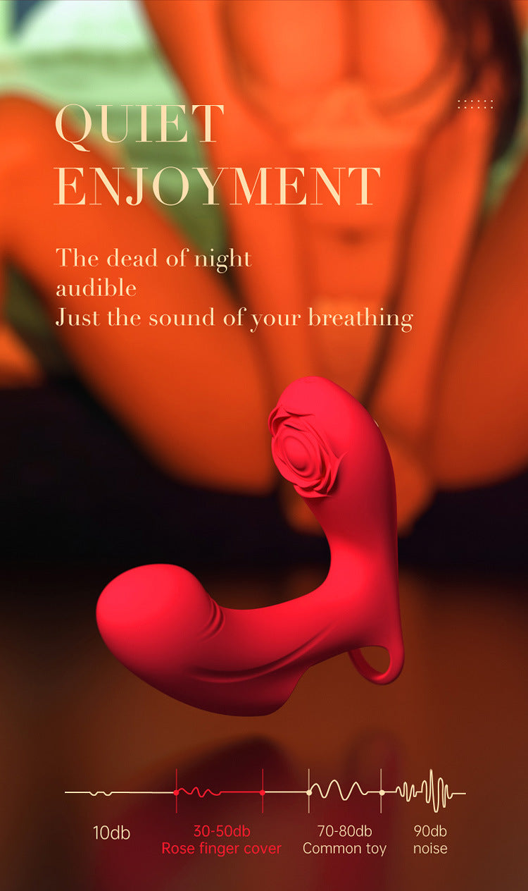 ROSE Finger Vibe Slap G Spot App Siêu Rung Điều Khiển