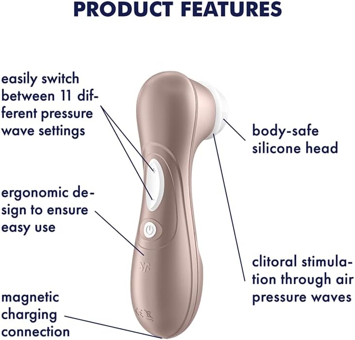 Satisfyer Pro 2 Gen 2 Không Chạm Hút Ấn Dương Vật Siêu Đỉnh
