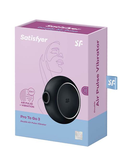 Satisfyer Pro To Go 3 Double Air Pulse Mini Vibe Di Động