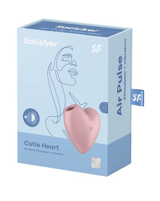 Satisfyer Cutie Heart Air Pulse Tim Rung Âm Đạo