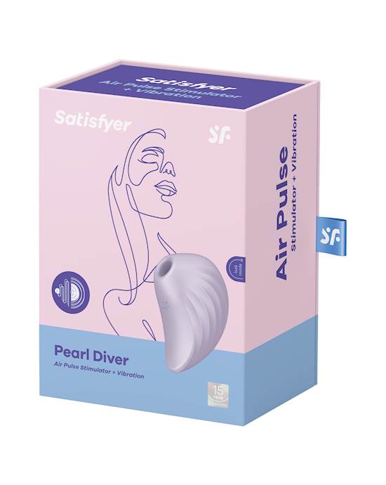 Satisfyer Pearl Diver Air Pulse Clit Rung Ngọc Trai