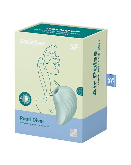 Satisfyer Pearl Diver Clit Air Pulse Ngọc Trai Rung Mạnh