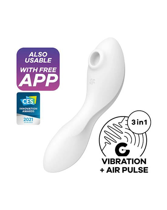 Satisfyer Curvy Trinity 5 Mút Rung 3in1 App Kết Nối Siêu Sướng