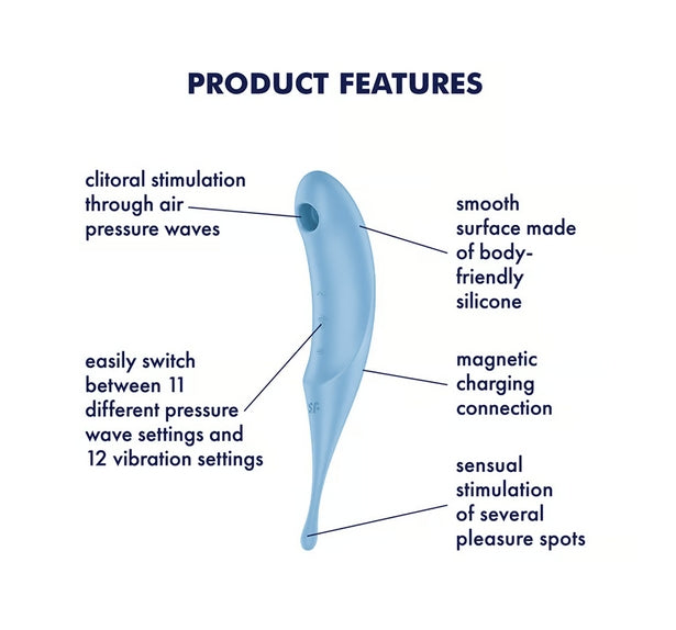 Satisfyer Twirling Pro Hút Rung Xoáy Đa Năng