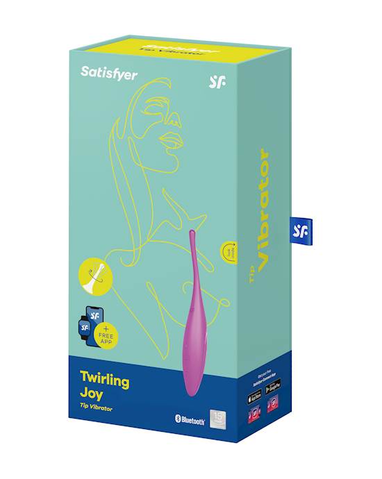 Satisfyer Twirling Joy app rung đầu nhọn kích thích điểm nóng