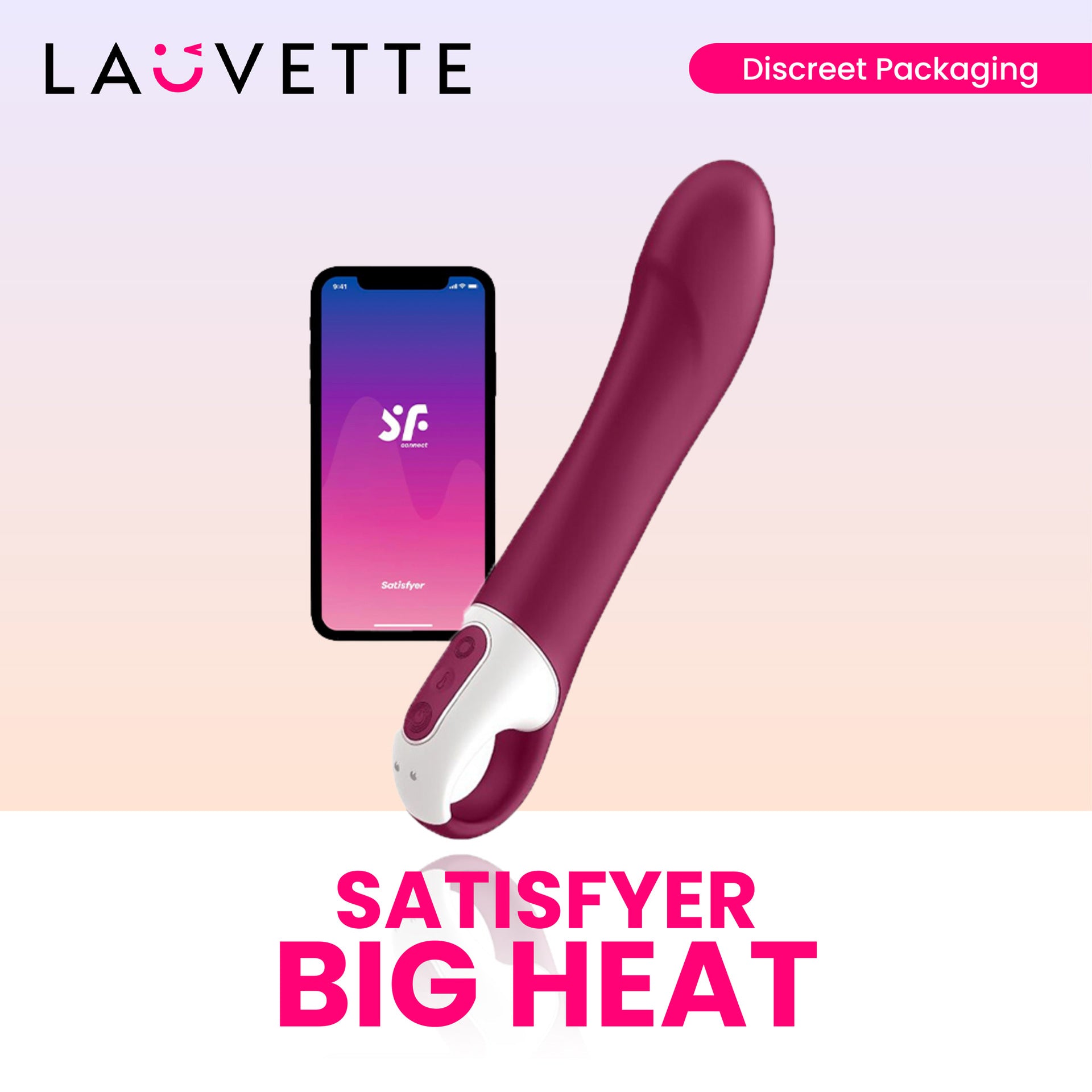 Vibe Satisfyer Big Heat G-Spot Nóng XXL App Mãnh Liệt