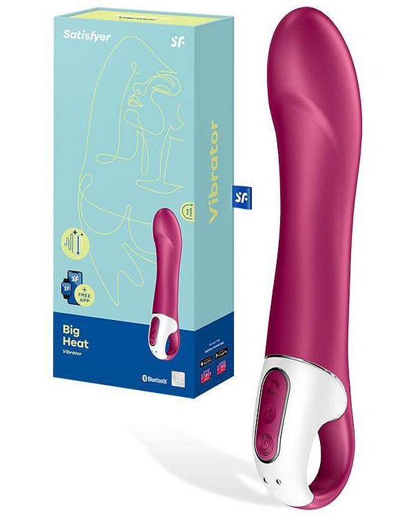 Vibe Satisfyer Big Heat G-Spot Nóng XXL App Mãnh Liệt