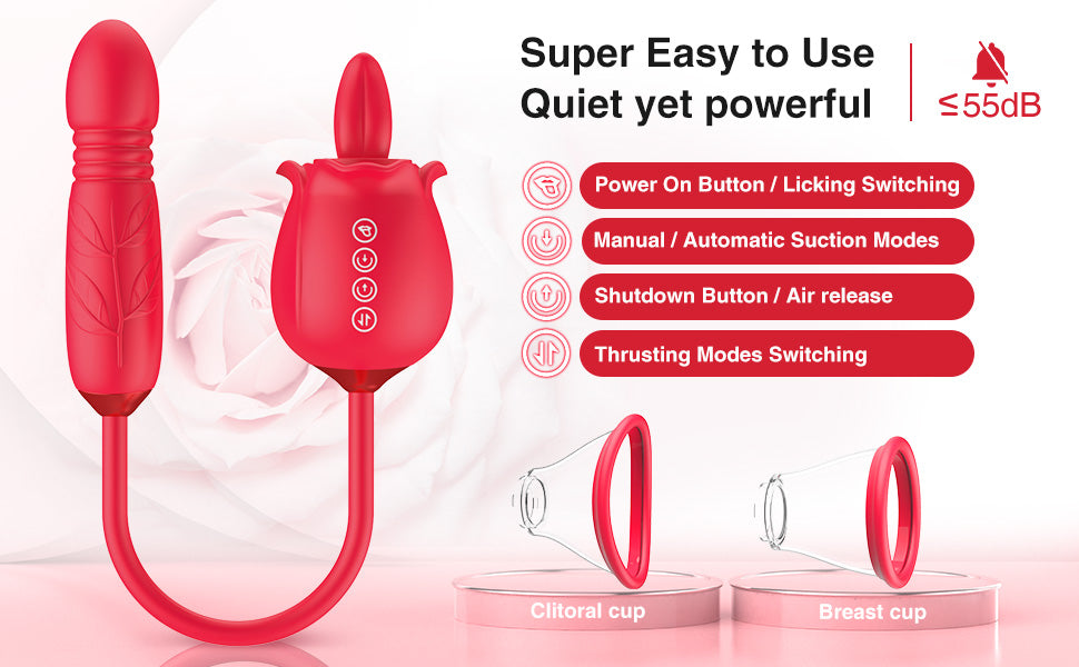 KKCAT Rose 3in1 Kích Nhạy Cực Sướng Đa Năng